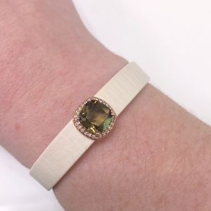 💎 KEEP Collective Rose Gold Pave Amber Gem Charm 💎